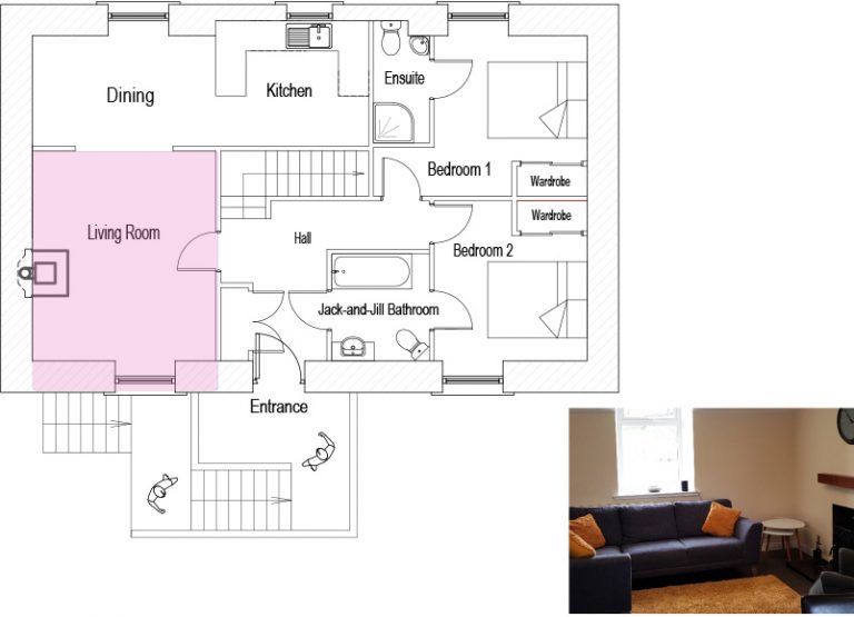 floor plan living room 768x555
